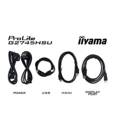 iiyama G-MASTER G2745HSU-B2 LED display 68.6 cm (27") 1920 x 1080 pixels Full HD Black