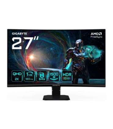 Gigabyte GS27QCA LED 27’ 2560 x 1440 px Quad HD 180 Hz monitor black