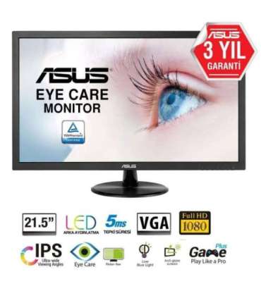ASUS VP228DE 54.6 cm (21.5") 1920 x 1080 pixels Full HD LCD Black