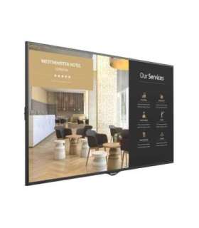 Hisense 55BM66AE signage display Digital signage flat panel 139.7 cm (55") 4K Ultra HD Black Built-in processor Android