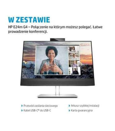HP E24m G4 FHD USB-C Conferencing Monitor