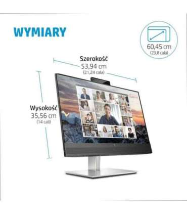 HP E24m G4 FHD USB-C Conferencing Monitor