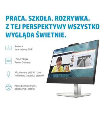 HP E24m G4 FHD USB-C Conferencing Monitor