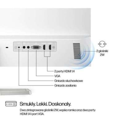 HP Series 5 27 inch FHD Monitor with Speakers - 527sa