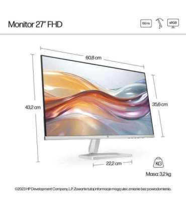 HP 27-inch Series 5 FHD monitor - 527sf