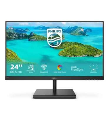 Philips E Line 245E1S/00 LED display 60.5 cm (23.8") 2560 x 1440 pixels 2K Ultra HD LCD Black