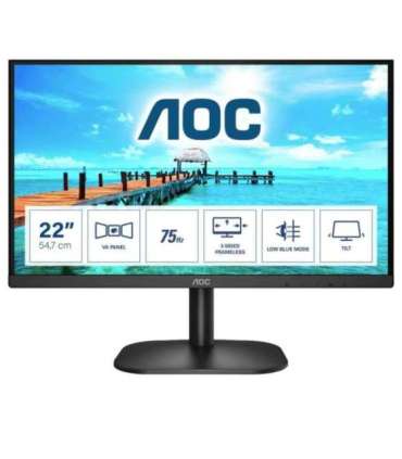 AOC B2 22B2H/EU LED display 54.6 cm (21.5") 1920 x 1080 pixels Full HD Black