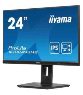 iiyama ProLite XUB2493HS-B6 computer monitor 60.5 cm (23.8") 1920 x 1080 pixels Full HD LED Black