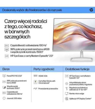 HP 23.8-inch Series 5 FHD monitor - 524sf