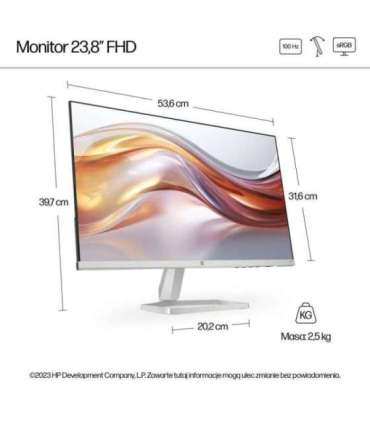 HP 23.8-inch Series 5 FHD monitor - 524sf