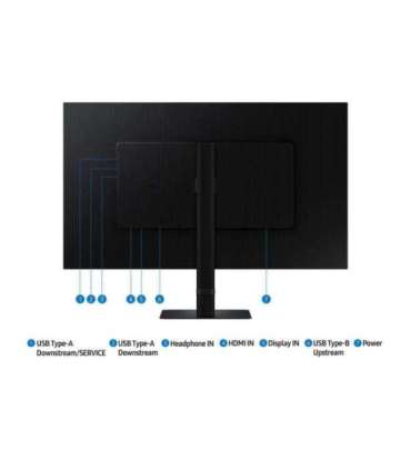 Samsung S60D computer monitor 81.3 cm (32") 2560 x 1440 pixels Quad HD LCD Black