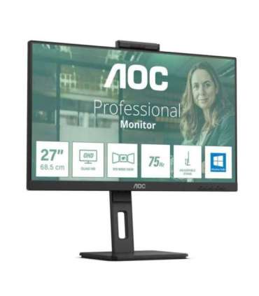 AOC Q27P3CW computer monitor 68.6 cm (27") 2560 x 1440 pixels Quad HD LED Black