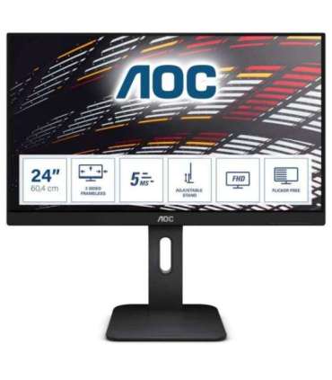 AOC P1 24P1 computer monitor 60.5 cm (23.8") 1920 x 1080 pixels Full HD LED Black