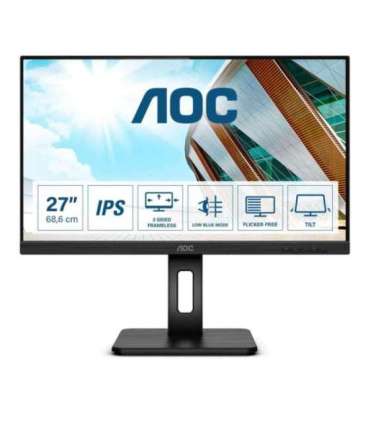 AOC 27P2Q LED display 68.6 cm (27") 1920 x 1080 pixels Full HD Black