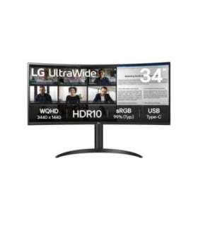 LG 34WR50QK-B computer monitor 86.4 cm (34") 3440 x 1440 pixels Wide Quad HD Black