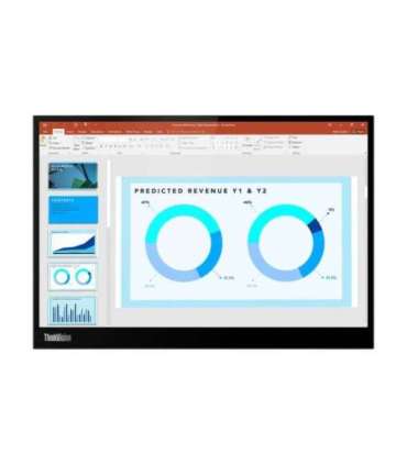 Lenovo ThinkVision M14d LED display 35.6 cm (14") 2240 x 1400 pixels 2.2K Black
