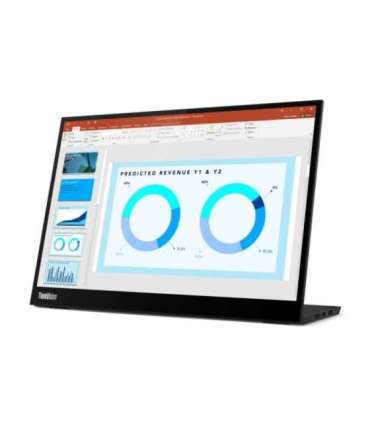 Lenovo ThinkVision M14d LED display 35.6 cm (14") 2240 x 1400 pixels 2.2K Black
