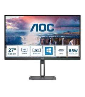 AOC V5 Q27V5N 68.6 cm (27") 2560 x 1440 pixels Quad HD LED Black