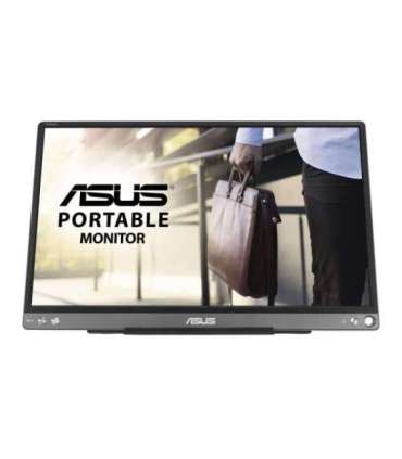 ASUS ZenScreen MB16ACE LED display 39.6 cm (15.6") 1920 x 1080 pixels Full HD Grey