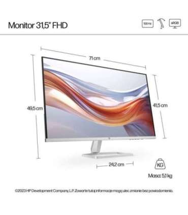 HP Series 5 31.5-inch FHD monitor - 532sf