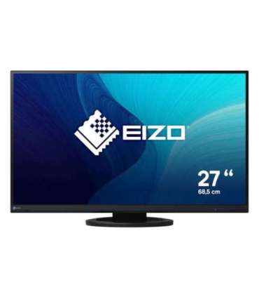 EIZO FlexScan EV2760-BK LED display 68.6 cm (27") 2560 x 1440 pixels Quad HD Black