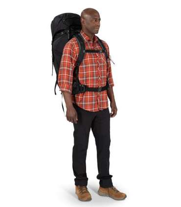Trekking Backpack Osprey Kestrel 68 Black L/XL