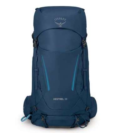 Men's Trekking Backpack Osprey Kestrel 38 navy blue L/XL