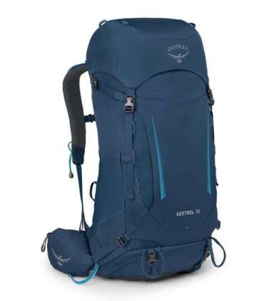 Men's Trekking Backpack Osprey Kestrel 38 navy blue L/XL