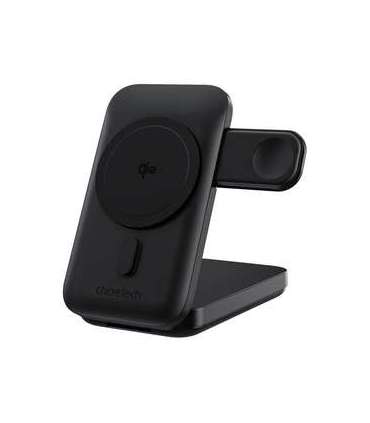 3in1 Mag Charger Holder Choetech B750 10000mAh Qi2 (Black)