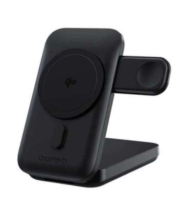 3in1 Mag Charger Holder Choetech B750 10000mAh Qi2 (Black)