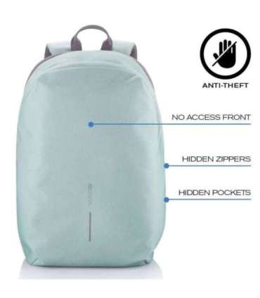 XD DESIGN ANTI-THEFT BACKPACK BOBBY SOFT GREEN (MINT) P/N: P705.797
