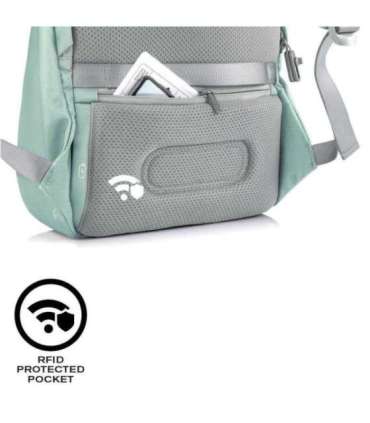 XD DESIGN ANTI-THEFT BACKPACK BOBBY SOFT GREEN (MINT) P/N: P705.797