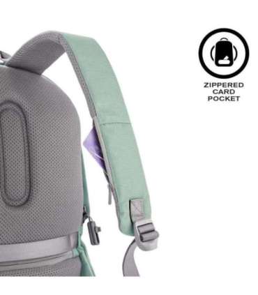 XD DESIGN ANTI-THEFT BACKPACK BOBBY SOFT GREEN (MINT) P/N: P705.797