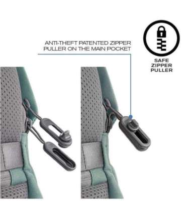 XD DESIGN ANTI-THEFT BACKPACK BOBBY SOFT GREEN (MINT) P/N: P705.797
