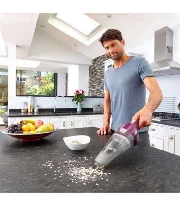 Black & Decker NVC115W handheld vacuum Grey, Purple Bagless