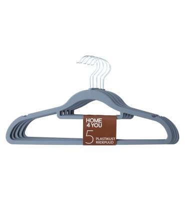 Riidepuud 5tk, tumehall, libisemiskindel