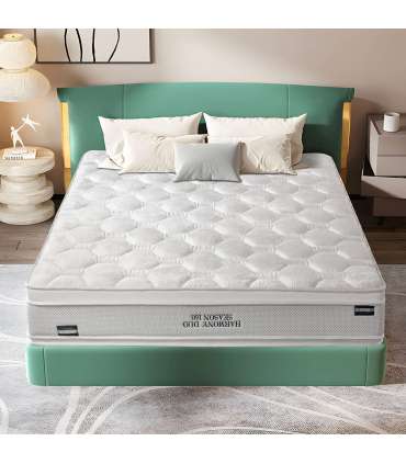 Vedrumadrats HARMONY DUO SEASON 160x200xH29cm, kahepoolne, rullpakendis