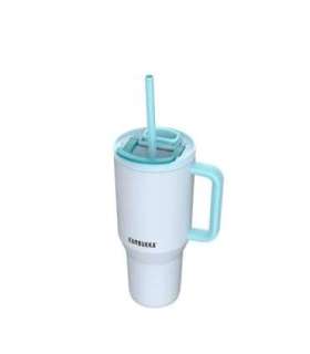 Thermal mug with telescopic straw Kambukka Rio Tumbler 950ml Frosty Coconut