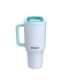 Thermal mug with telescopic straw Kambukka Rio Tumbler 950ml Frosty Coconut
