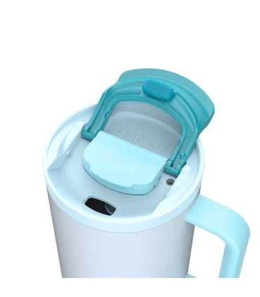 Thermal mug with telescopic straw Kambukka Rio Tumbler 950ml Frosty Coconut