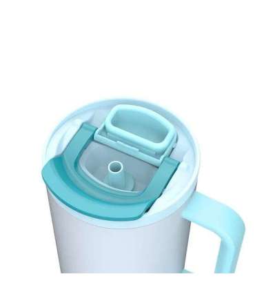 Thermal mug with telescopic straw Kambukka Rio Tumbler 950ml Frosty Coconut