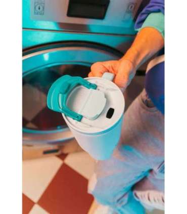 Thermal mug with telescopic straw Kambukka Rio Tumbler 950ml Frosty Coconut