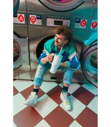 Thermal mug with telescopic straw Kambukka Rio Tumbler 950ml Frosty Coconut