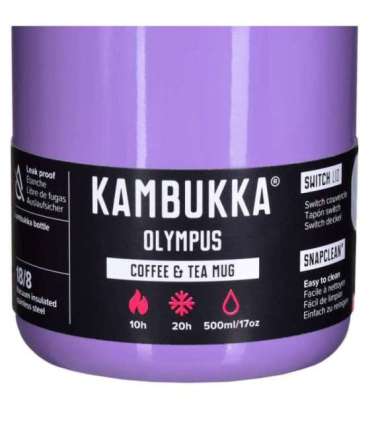 Kambukka Olympus Violet - thermal mug, 500 ml