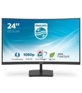 Philips E Line 241E1SC/00 LED display 59.9 cm (23.6") 1920 x 1080 pixels Full HD Black