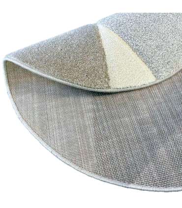 Vaip DIXIE CARVED-1, D120cm, hall/beež