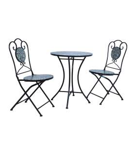 Rõdukomplekt MIRT laud ja 2 tooli, rohel