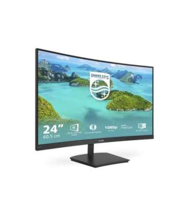 Philips E Line 241E1SCA/00 computer monitor 59.9 cm (23.6") 1920 x 1080 pixels Full HD LCD Black