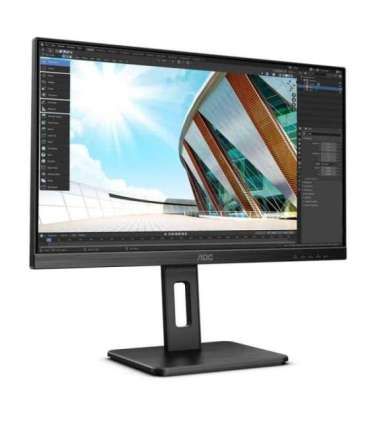 AOC Q24P2Q LED display 60.5 cm (23.8") 2560 x 1440 pixels Quad HD Black