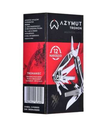 Multitool AZYMUT Trohon - 12 tools + 8 bits + holster (H-P2010121)